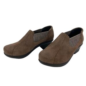 Aebo Caia Brown Suede Clog‎